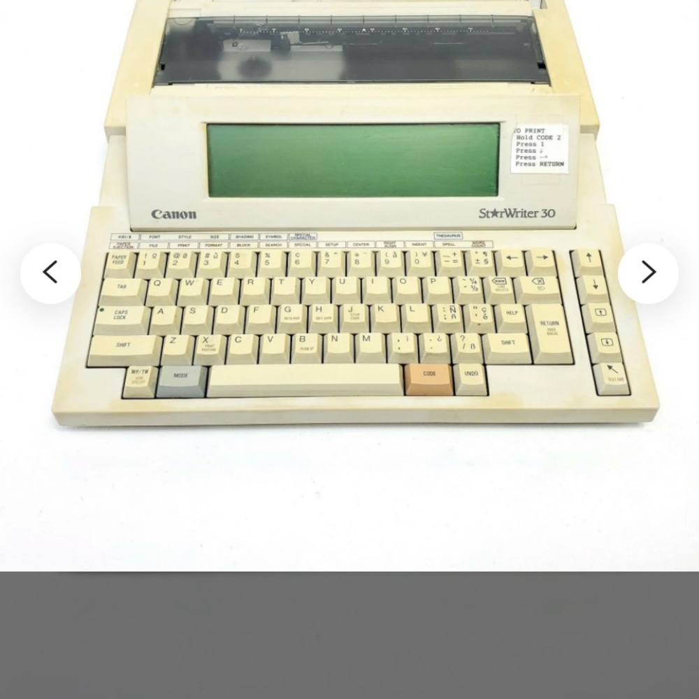 Vintage Canon Starlight Word Processor